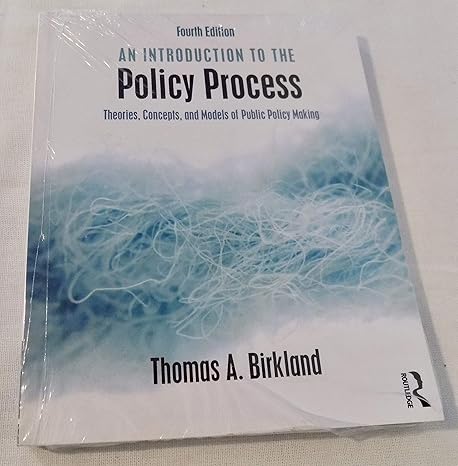 An Introduction to the Policy Process An Introduction to the Policy Process