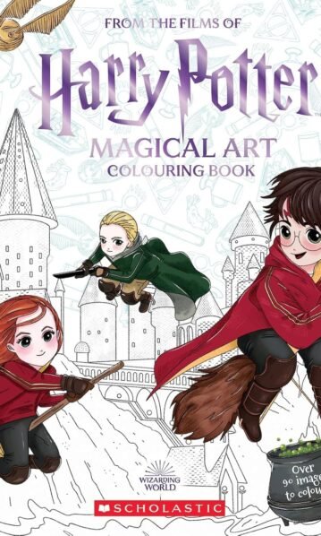 Harry Potter Magical Art Colouring Book - Cala Spinner