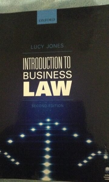 Introduction to Business Law - Lucy Jones