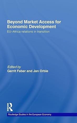 beyond market access for economic development – Gerrit Faber