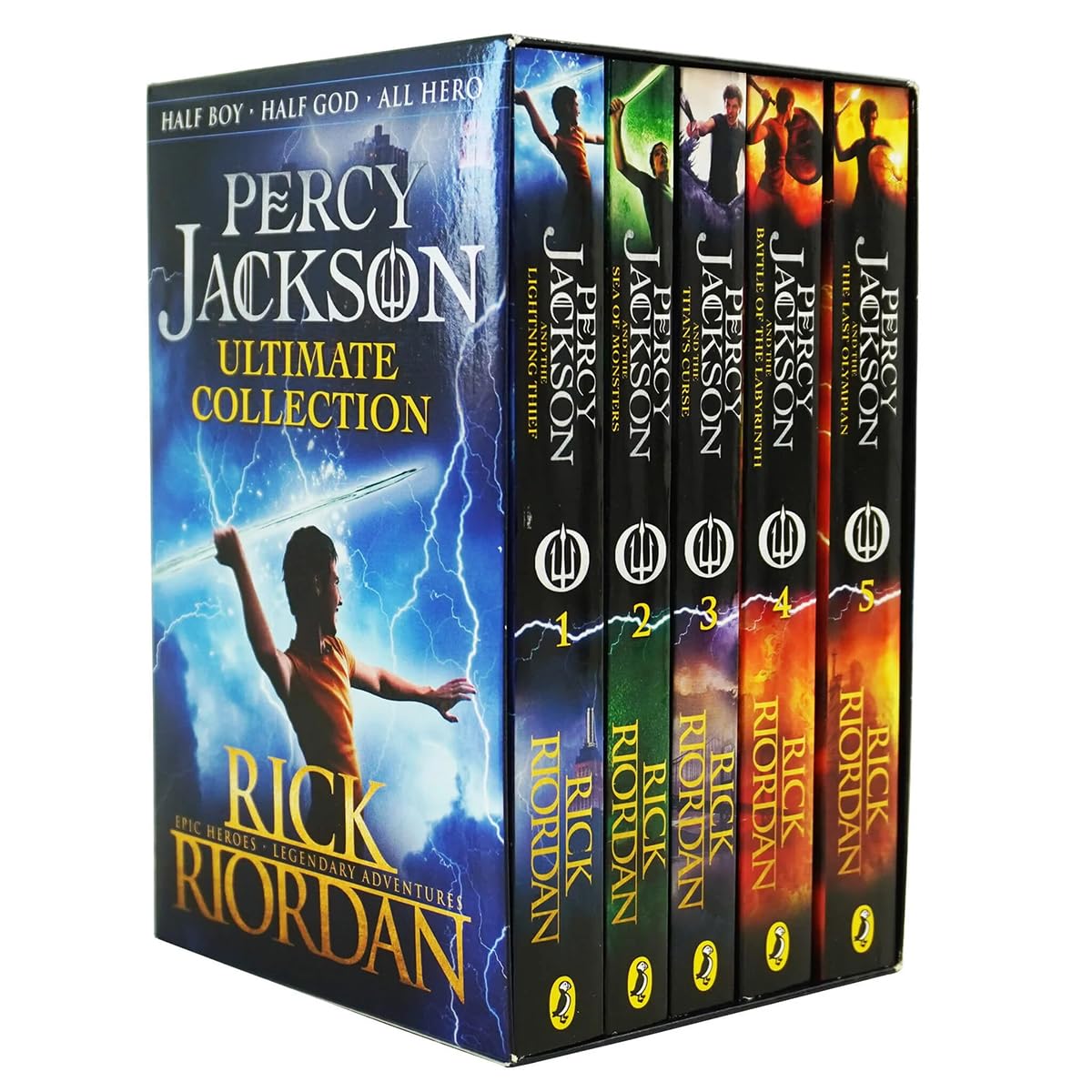 Percy Jackson Ultimate rick riordan Percy Jackson 5 Books-Box Set - Image 1
