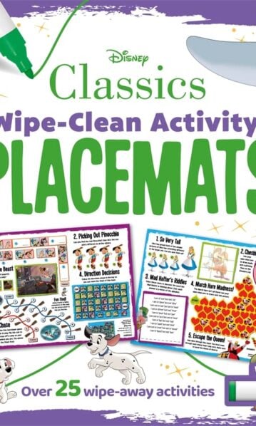 Disney Classics: Wipe-Clean Activity Placemats ( Inc Pen )